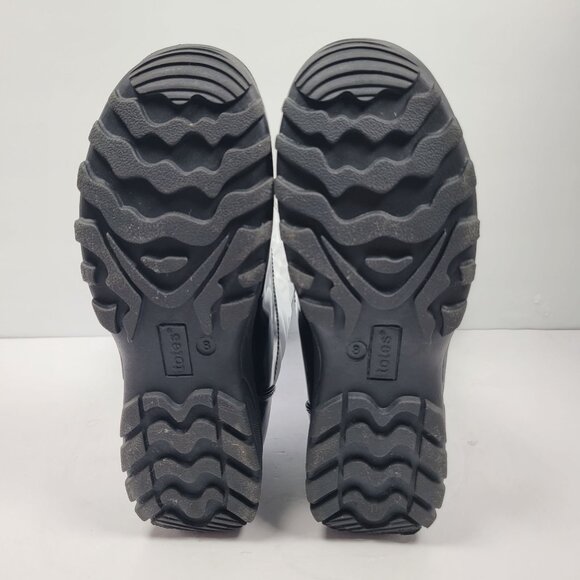 Totes Women's White Zip Front Waterproof Boots Plush Lined US Size 8 - Picture 9 of 11